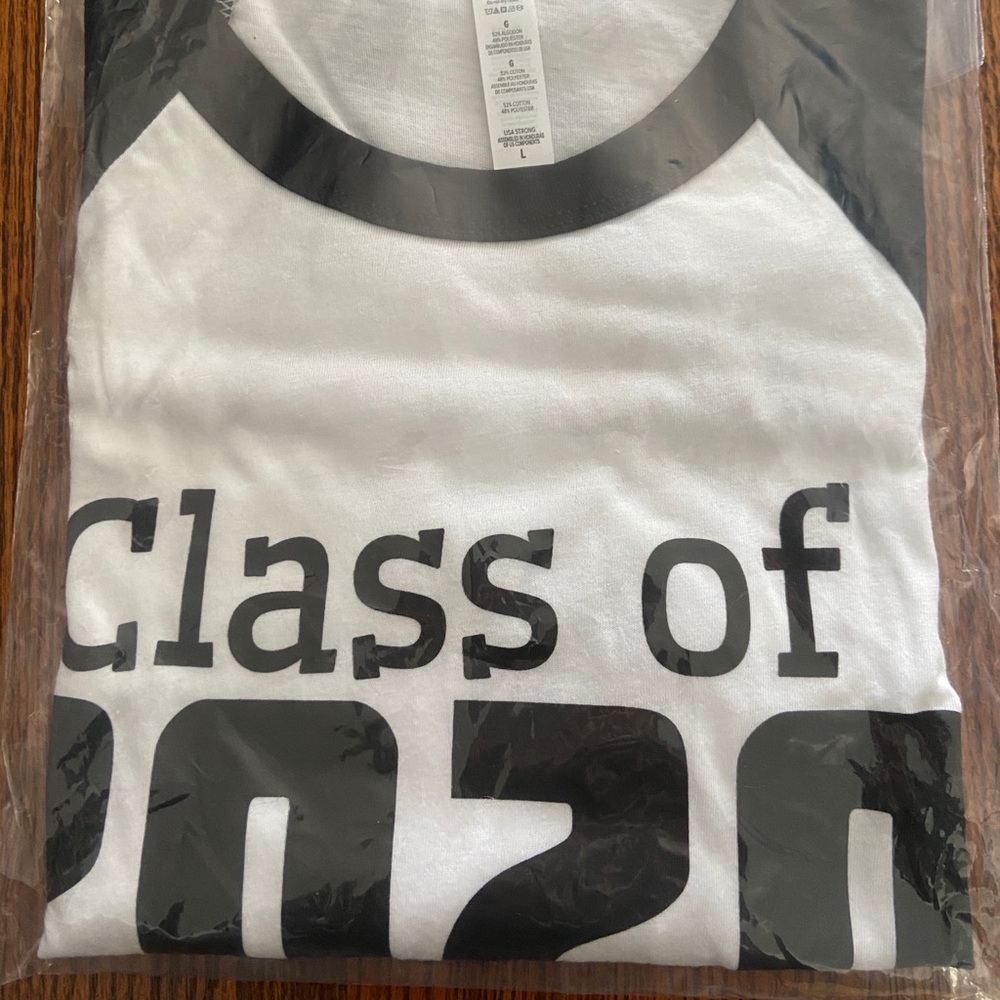 Class of 2020 - L - 3/4 sleeve tshirt